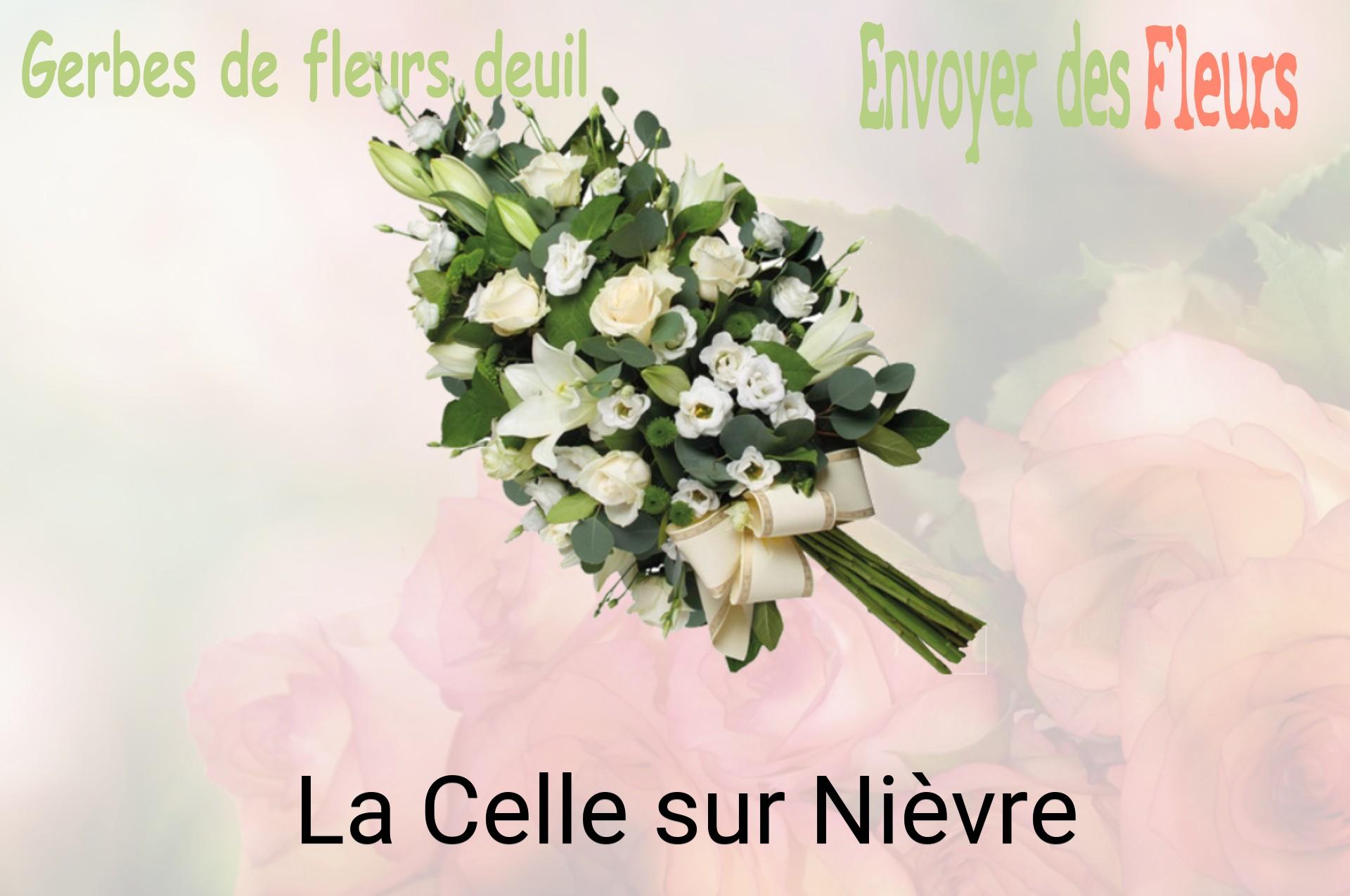 Gerbe de fleurs de deuil livrée à La Celle-sur-Nièvre